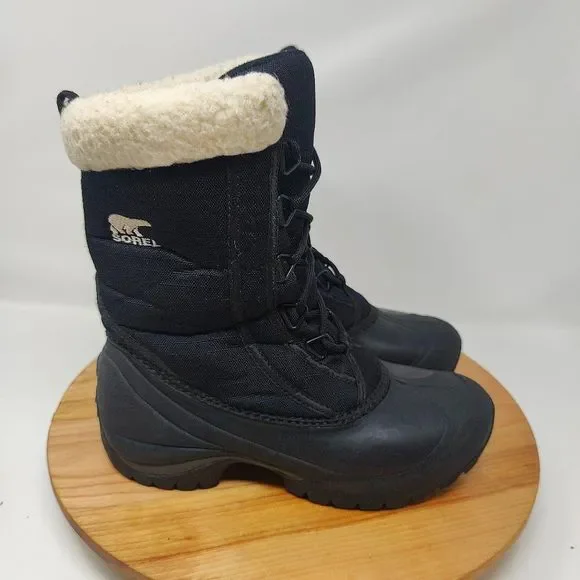 Sorel Shoes Sorel Cumberland Womens Size 65 Black Nl43610 Lace